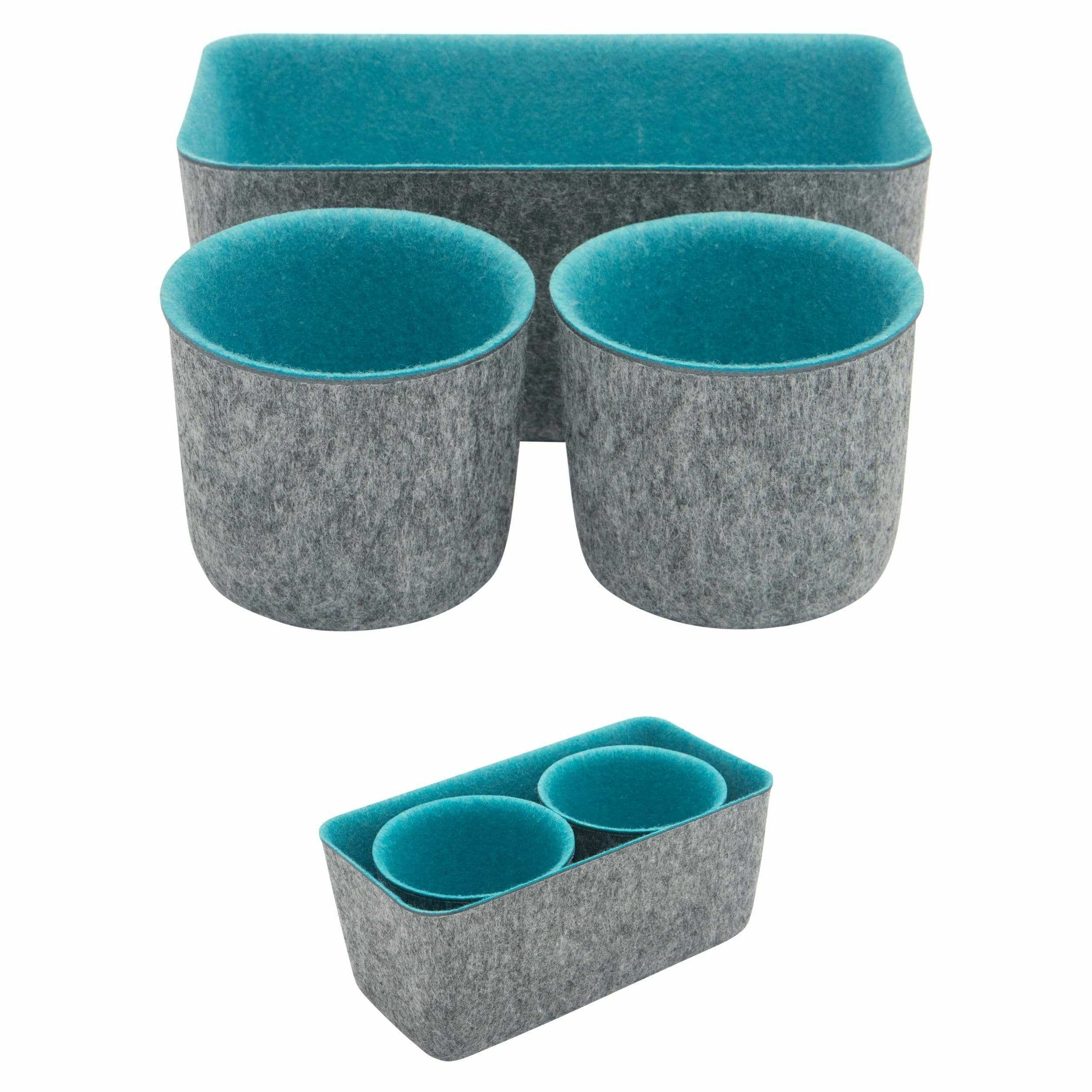 Felt Drawer Organizer Deep Bins, Pack of 3