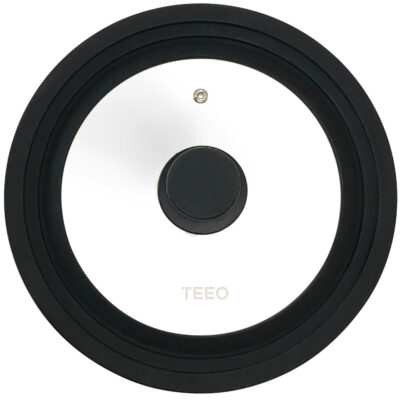 Universal Multi-Sized Silicone Glass Lid Covers for Pots and Pans, Tempered Glass Lid