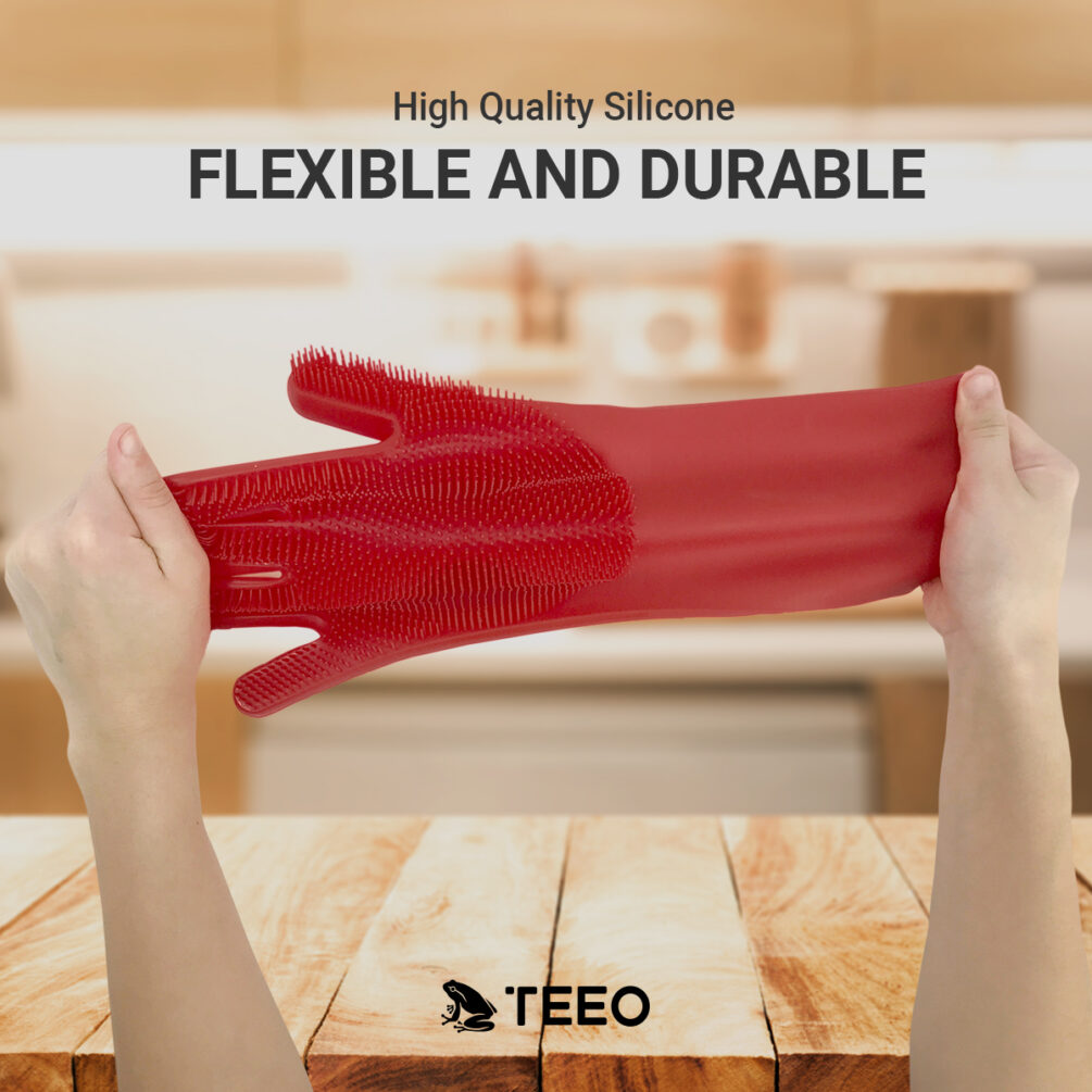 Strecth-Gloves-Red Strecth-Gloves-Red