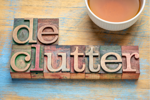 declutter
